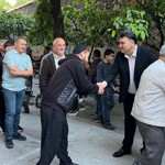 Başkan Ersoy Camikebir’de Bayramlaştı