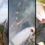 Altıeylül'de Yangına Havadan ve Karadan Müdahale