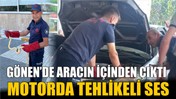Aracın Kaputunda Yılan Tehlikesi