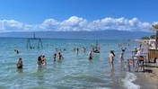 Festival İçin Gelenler Denize Girmeden Dönmüyor