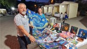 Altınoluk'ta Kumaş ve Kağıt Üzerine Sanat Buluşması