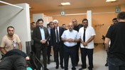 Vali Ustaoğlu'ndan Hastanede Tedavi Gören Yaralılara Ziyaret