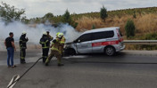 Seyir Halindeyken Alevlere Teslim Oldu! Balıkesir Yolunda Tehlikeli Anlar