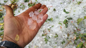 Başkent Ankarada "dolu yağışı"