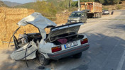 Bigadiç'te şarampole devrilen otomobilin sürücüsü öldü