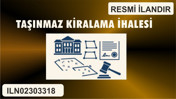 BALIKESİR İL SAĞLIK MÜDÜRLÜĞÜ TAŞINMAZ MAL KİRALAYACAK