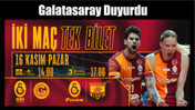 Galatasaray Duyurdu: Voleybol Şöleni, İki Maç, Tek Bilet!