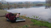 Botanik Bahçesinde Yüzen Adacıklarla Gölet Temizliği