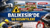27 Mart’ta Su Kesintisi Hangi İlçelerde? Bugün Balıkesir'in 4 Bölgesinde Kesinti!