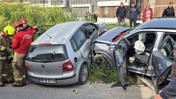 Susurluk’ta Hastane Önünde Kaza