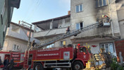 Balıkesir'de 3 Katlı Binada Yangın