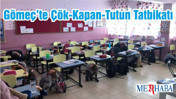 Gömeç İlçesinde Çök-Kapan-Tutun Tatbikatı
