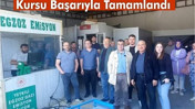 Edremit’te Egzoz Ölçüm Elemanı Kursu Başarıyla Tamamlandı