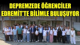 Depremzede Öğrenciler Edremit’te Bilimle Buluşuyor