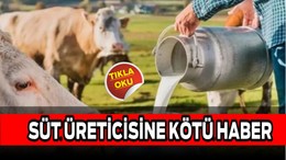 Süt ve Et Üreticisine Kötü Haber: Girdi Fiyatları Tırmanıyor!