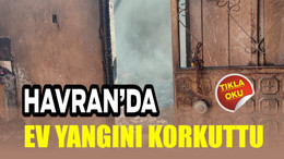 Havran Çakırdere’de Ev Yangını Korkuttu