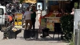 Balıkesir’de Sokak Ortasında Sandalyeli Kavga