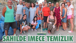 Balıkesir'de vatandaşlar sahil temizliği için imece yaptı
