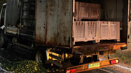 Sındırgı’da Seyir Halindeki Kamyonda Yangın Paniğe Neden Oldu