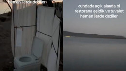 Cunda’da Manzaralı Tuvalet Sürprizi!