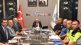 Balıkesir'de Taşımalı Eğitim Servis Güvenliği Toplantısı Yapıldı