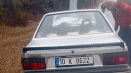 Susurluk'ta Araç Savruldu! Yaralı Var