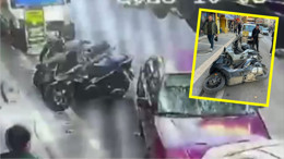 Balıkesir'de Park Kazası: Motorlar Devrildi