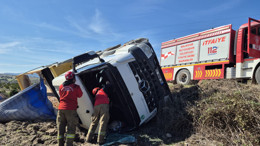 Araç Hurdaya Döndü, Sürücü Korkuttu!