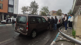 Kocaeli'de freni boşalan tanker 8 araca çarparak durdu