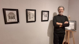 Ayvalık’ta Karakalem Sergisi İlgi Gördü