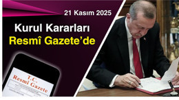 22 Kasım 2025 Resmî Gazete Yayınlandı