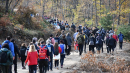 Büyükşehirden öğretmenler için doğa yürüyüşü etkinliği