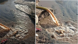 Balıkesir Burhaniye’de Halk Plajına Akan Pis Sular Tepki Çekti