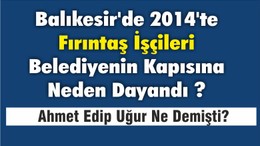 Balıkesir Fırıntaş İşçilerinin Hakları