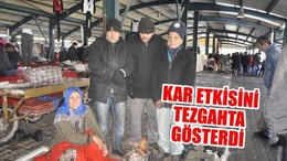 Kar etkisini tezgahta gösterdi
