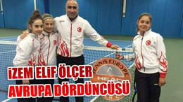 İzem Elif Ölçer Avrupa Dördüncüsü