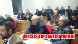 Meclis Toplantısı Yapıldı