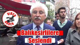Balıkesirlilere Seslendi