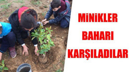 Minikler baharı karşıladılar