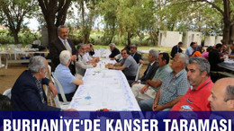 Burhaniye’de kanser taraması
