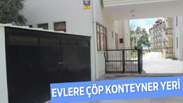 EVLERE ÇÖP KONTEYNER YERİ
