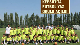 KEPSUT’TA FUTBOL YAZ OKULU AÇILDI