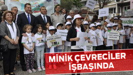 MİNİK ÇEVRECİLER İŞBAŞINDA
