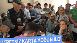 ÜCRETSİZ KARTA YOĞUN İLGİ