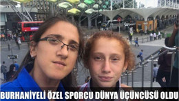 Burhaniyeli özel sporcu Dünya üçüncüsü oldu