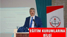 EĞİTİM KURUMLARINA BİLGİ