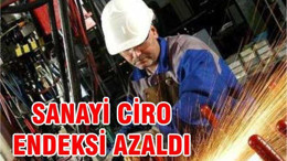 Sanayi Ciro Endeksi Azaldı