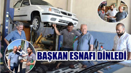 BAŞKAN ESNAFLA BİR ARAYA GELDİ