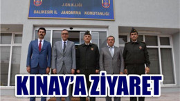 Kınay’a ziyaret
