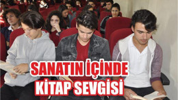 SANATIN İÇİNDE KİTAP SEVGİSİ